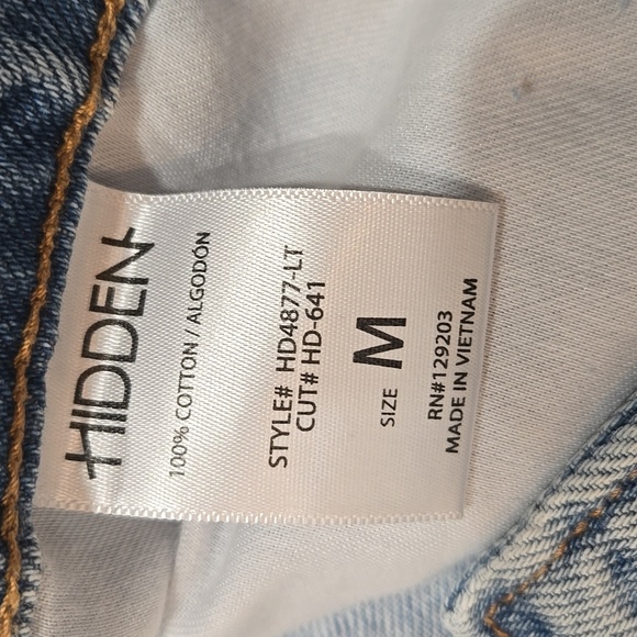 Hidden Jeans cut off jean shorts Size M - Picture 3 of 8